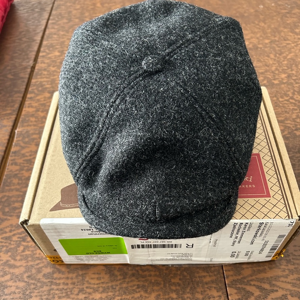 Harris tweed hat